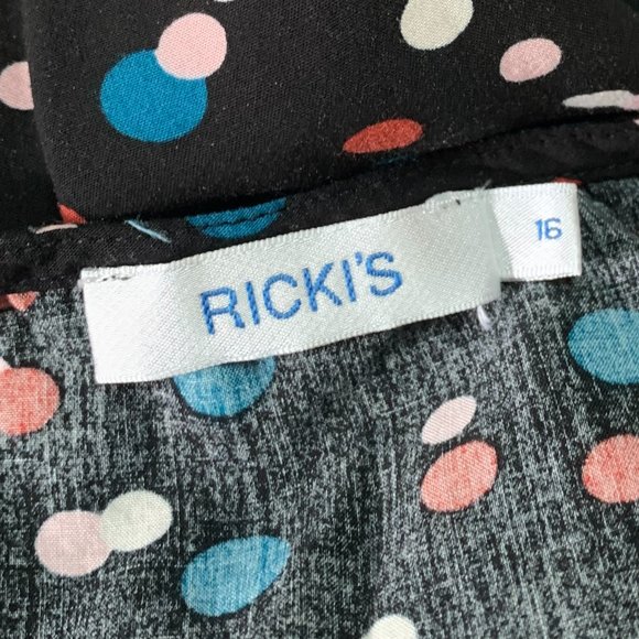 Ricki's Long Sleeved Polka Dot Blouse - Picture 7 of 7